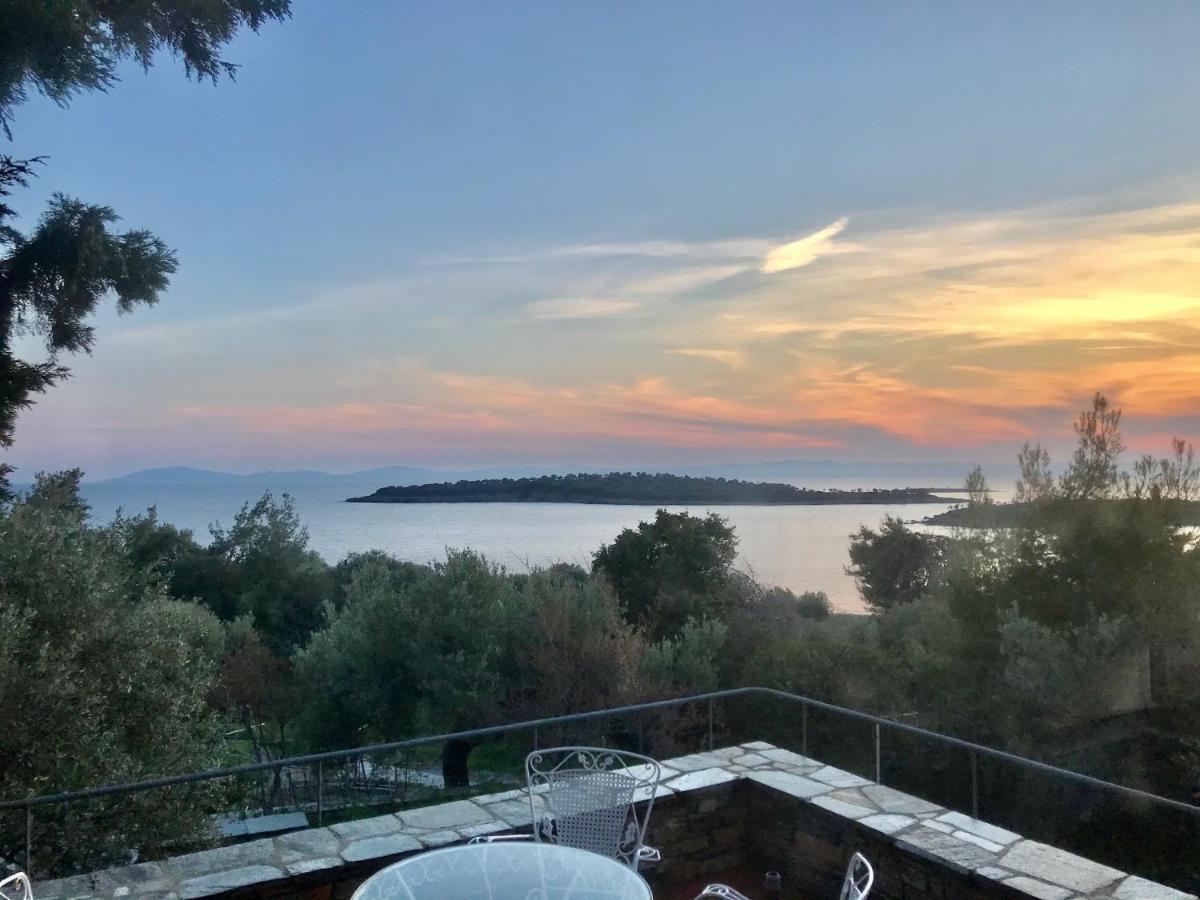 Hidden Gem Sithonia Villa Metochi Agias Kiriakis Bagian luar foto