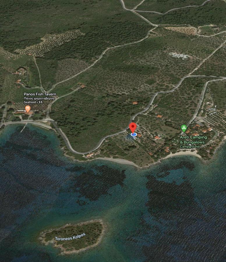 Hidden Gem Sithonia Villa Metochi Agias Kiriakis Bagian luar foto