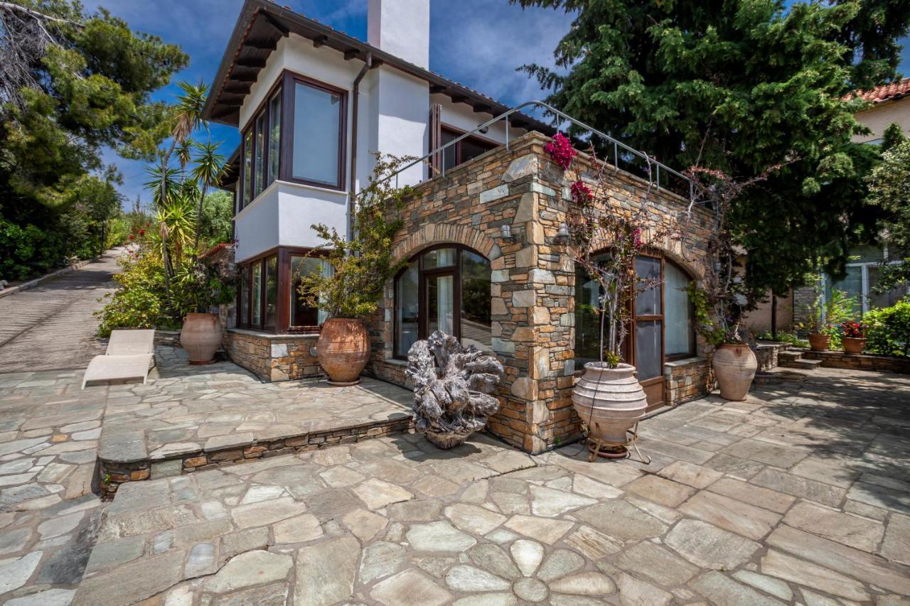 Hidden Gem Sithonia Villa Metochi Agias Kiriakis Bagian luar foto