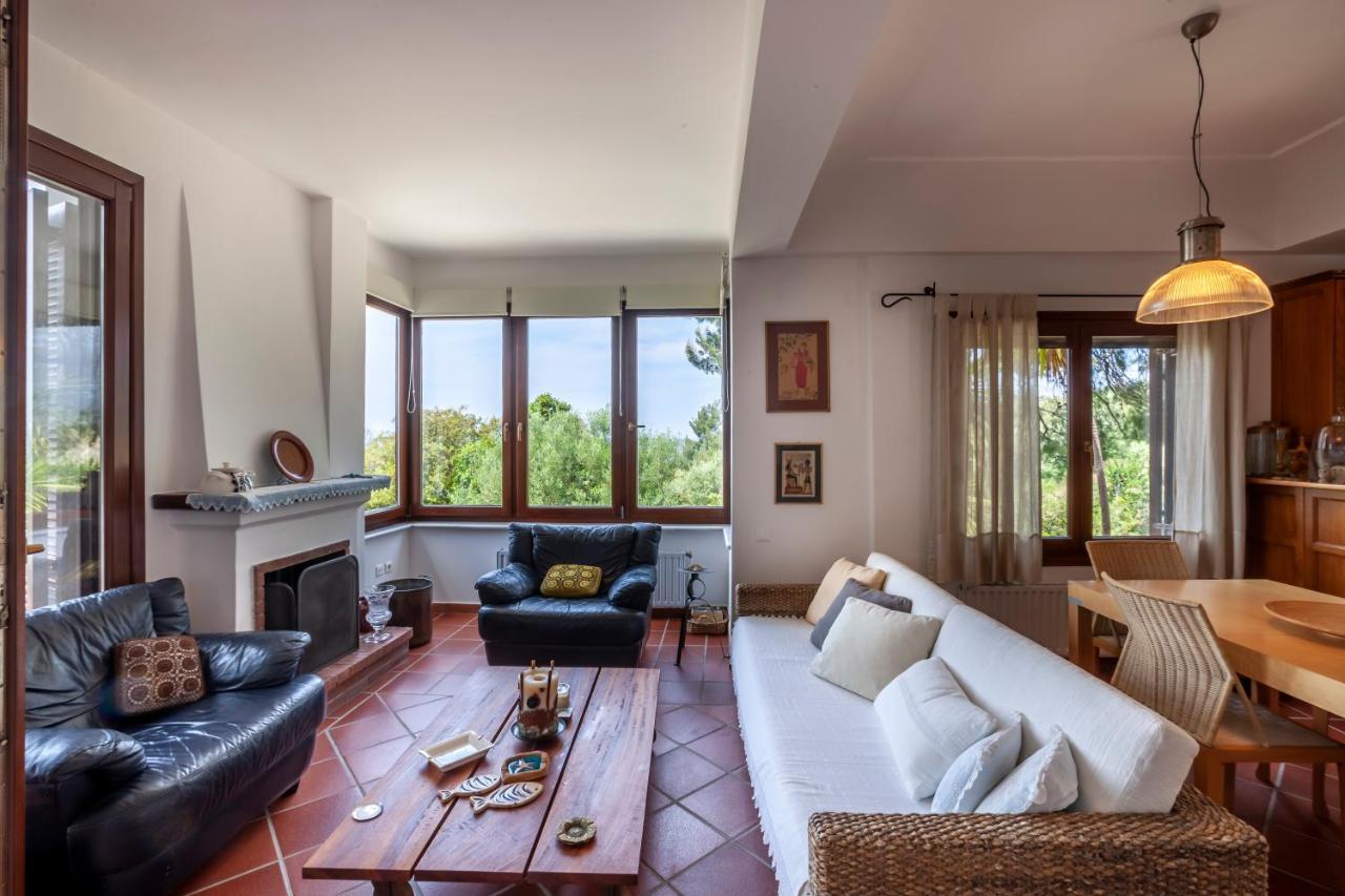 Hidden Gem Sithonia Villa Metochi Agias Kiriakis Bagian luar foto